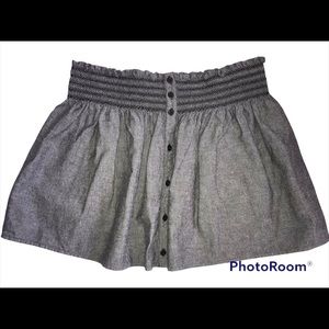Aerie Soft Denim mini skater Circle Skirt size 8